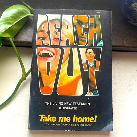1976 Reach Out The Living New Testament vintage paperback Bible book - Picture 1 of 12